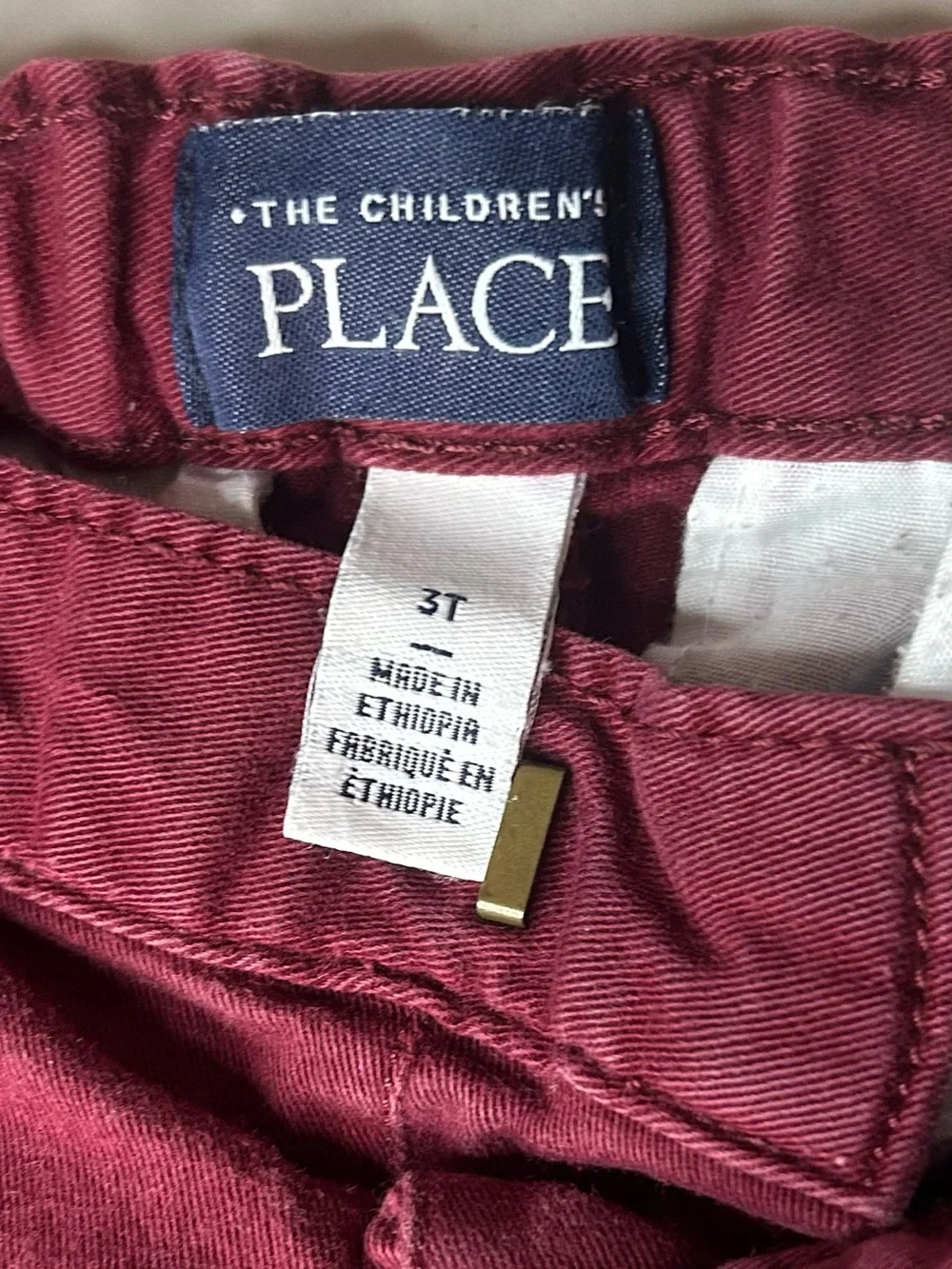 The Children's Place Burgundy Casual Bottoms